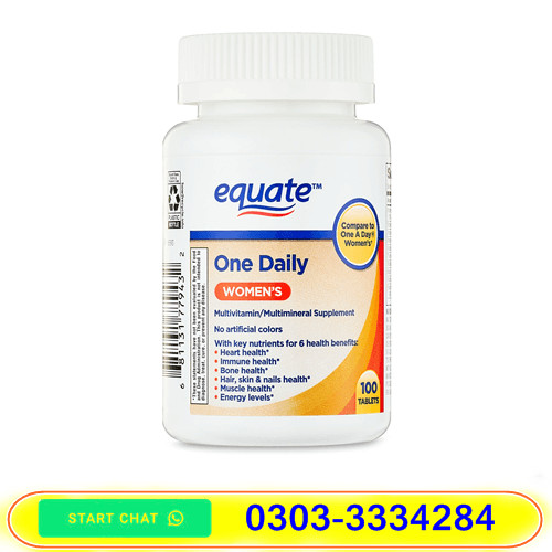 Equate One Daily Women's Tablets Multivitamin Multimineral Supplement in Pakistan